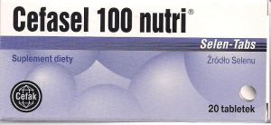 CEFASEL 100 NUTRI TABL. 0,1 MG 20 TABL