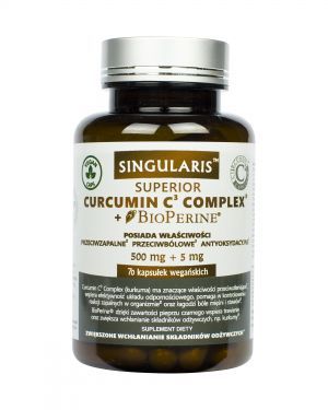 SINGULARIS  CURCUMIN C3 COMPLEX + BIOPERINE 70 KAPS.