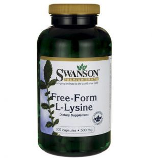 SWANSON L-LIZYNA 500 mg  300 kaps